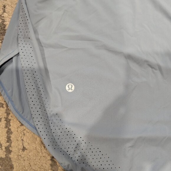 Lululemon Strong Rays Short Sleeve Chambray Blue - Picture 4 of 6